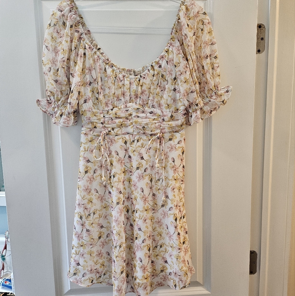 Saints and Secrets Floral Mini Dress Size Small